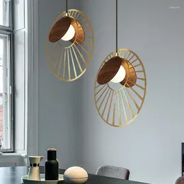 Lampade a sospensione Nordic Restaurant Hanging Stile creativo a conchiglia per soggiorno Comodino Bar Personalità Decora Lampadario Apparecchio