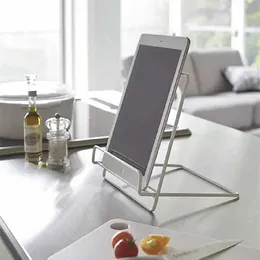 Display Stand Nordic smidesjärn Mobiltelefon Tablett Desktop Reading Organizer Storage Rack Dekorativa skrivbord Tillbehör