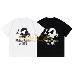 Designer Herren T-Shirt Damenmode Fox Letter Print T-Shirts Unisex Rundhals-T-Shirts Größe XS-L