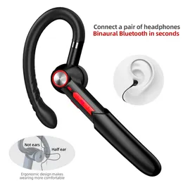 Fingerprint Touch Bluetooth 5.0 Single Earphones HIFI Wireless Headset for Phone Waterproof Earbuds With Mic HD Call