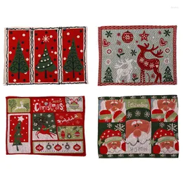 Juldekorationer 2022 Mat Santa Doormat Ornament Pendant Merry Decor for Home Badrum K￶k Beddroom Noel 47 33cm