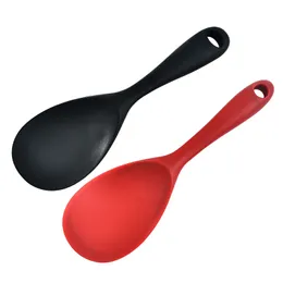 Pá de arroz de silicone colher de arroz antiaderente resistente ao calor núcleo de aço forte para batata produto comestível bpa livre máquina de lavar louça segura 122330