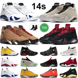 Basketball Shoes Homens Mulheres 14S Retro Desert Gening Ginger Winterize Thunder Gym Gym Red Jumpman Mens Sneakers