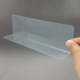 Retail Supplies Plastic PVC Storage Rack Shelf Dividers Side Splitter Holder Thick 0.8mm Clear Full Kinds In Supermarket Stores
