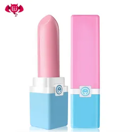 Beauty Items Lippenstift-Vibrator, 10-Gang-USB-wiederaufladbares Massagegerät, G-Punkt, stimuliert die Klitoris, wasserdichte Vibratoren, sexy Spielzeug für Frauen