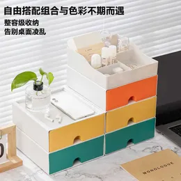 L￥dtypfack Desktop Storage Box Cosmetics Rack Tidy Dust-Proof Artifact p￥ studenten