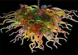Art Deco Nordic Lamps Multicolor Suspension Chandelier Hand Wand Glay Glowniers with LED LED Lighting Style American American لـ HOM3394862