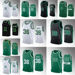 Custom 36 Kyrie Irving Jerving Basketball Jersey Jayson Tatum 0 11 Marcus Smart Lavender Green Men Women Youth Pressioning Hot Green White Shirt XS-4xl