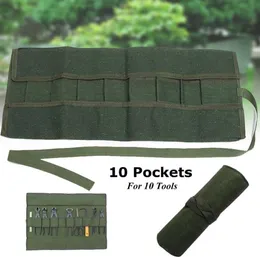 Newly Japanese Bonsai Tools Storage Package Roll Bag 600x430MM Canvas Tool Set Case TE8896064148
