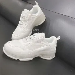 Triple S Clear Sole Casual Shoes Chunky Men Kvinnor Sneaker Gray Rainbow Turquoise Light Tan Beige Gray Fluo H￶jd ￖka Vintage Mens Chaussures X2
