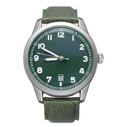 Orologi automatici da uomo Esercito orologio da polso meccanico in nylon verde sport orologio da polso lussuoso relogio2847