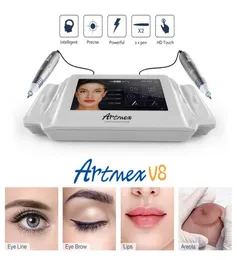 2017 Intellegent Artmex V8 Tattoo Permanent Makeup Machine Touch Screen 2 PENS PMU9062475
