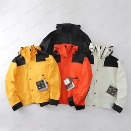 ブランドメンズデザイナーファッションジャケット女性のための春秋アウトドアスポーツ防風防水フード付きジャケット