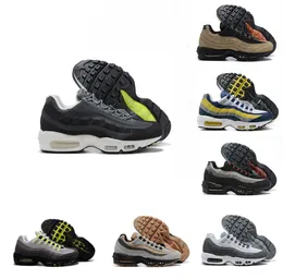 Classic 95 Running Shoes Purple aurora Triple White Black Midnight Navy Pure Platinum Air Speed Lacing Matte Olive Max 95s Mens Trainers Sneakers 40-46