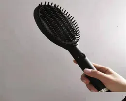 Hair Brushes Mas Comb Glide Heat Hair Brush One Step Dryer Styler Volumizer MtiFunctional Straightening Curly With Nega Toptrimme7246333