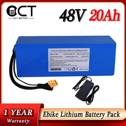 18650 Cells Electric Bicycle Battery 48V 20AH 8Ah 36V 13AH 14.4AH Ebike Lithium Battery Pack for 350W 500W 750W 1000W Motor