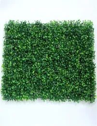 Simülasyon bitki duvarı ve milan çim okaliptüs yapay çim çiçekler plastik yapay arka plan dekoratif panel bahçesi dec1173016
