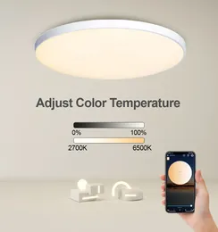 Потолочные светильники с приложением управление голосом Alexa/Google Remote Control 220V Smart Lamp светодиодный свет для комнаты спальня современный коридор