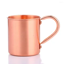 Mugs Pure Copper Moscow Mule Mug 14 And 16OZ Solid Smooth Without Inside Liner For Cocktail Coffee Beer Milk Water