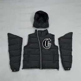 24SSコルビダエ冬​​のジャケットパーカスデタッチ可能なコートウェアトップの品質オリジナル刺繍暖かさジャケットジャケットストップ