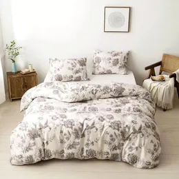 Set di biancheria da letto Aiuta a dormire Set di stampe Copriletto matrimoniale nordico Copripiumino Copripiumino Decorazioni per la casa Biancheria da letto Biancheria da letto per adulti