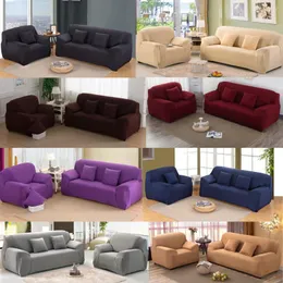 Stuhlhussen Sofabezug Mode Schonbezug Dehnbar Reine Farbe Polyesterfaser Kissen Waschbar Zuhause/Büro/el