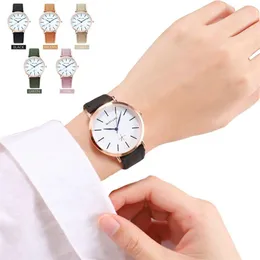 2021 Relógios femininos relógios de couro casual Relógios simples damas de quartzo analógico Vestido de moda de luxo de luxo Women RELOJ MUJ309O