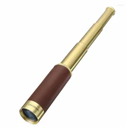 Telescope Leather Spyglass Monocular High Bag 25X30 Vision Eyepiece