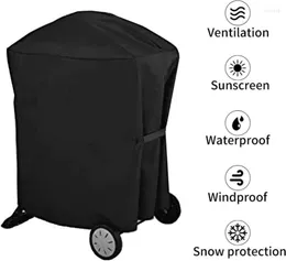 Tools 210D Fabric BBQ Grill Cover For Weber Q2000 Q3000 Series Waterproof Outdoor Anti-Dust Rain Protective Barbecue Covers