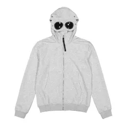 CP-ontwerper Hoodie Mens Sweatshirts Pure Euro-Amerikaanse eenvoudige persoonlijkheidstrend Sanitaire kleding Jack Hoed Glazen Zipper Men Hooded rkyo
