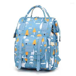 حقيبة ظهر Skaefio حفاضات المومياء أكياس متعددة الوظائف للأطفال مقاوم للماء مع شحن USB لسفر سفر الأم أطفال الأمومي