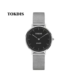 Tokdis Tekaishi Watch Non Mechanical Trend Waterfoof WatchesメッシュベルトカップルQuartz時計メーカーカスタマイズ258i