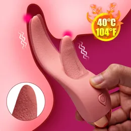 Itens de beleza Dubbele Tong Lik Vibrador Voor Vrouwen Tepel Massager Mini Gspot Clitoris estimulador Vrouwelijke masturbador sexy brinquedo sexy