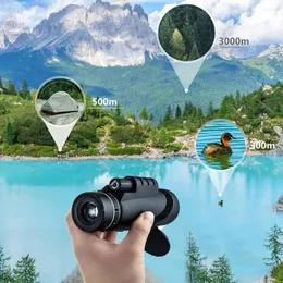 Telescope Super High Power 40x60/80x100 Outdoor Portable Night Vision Monocular Binoculars HD