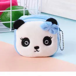 Parti Favor Sevimli Peluş Mini Cüzdan Yumuşak Karikatür Peluş Para Çantası Anahtar Çanta Kızlar Sevgililer Sevgililer Hediyeleri RRC570