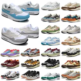 2023 Trainers Patta Waves Running Shoes Women Mens Monarch Noise Aqua Maroon Black Cactus Baroque Brown Saturn Gold Cave Stone Sports Sneakers