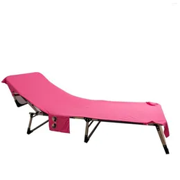غطاء كرسي شاطئ وسادة مع جيوب جانبية بركة ميكروفيات من منشفة في الهواء الطلق متسكع للحديقة الفناء السباحة