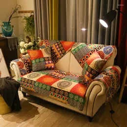 Chair Covers WLIARLEO Colorful Sofa Towel Bohemia Seat Slipcover Cotton Anti-Mite Fabric Cover For Living Room Fundas Para