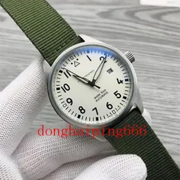 2021 Luxury News Men's Watches Automatic Mechanical Stainless Steel Black Leather Simple 41MM PILOTS WATCH MARK XVIII Outdoor2014