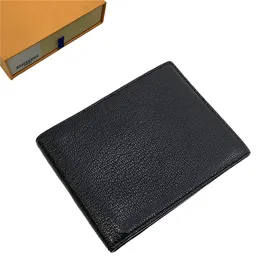 2022 Wallets MensPurses Zippy Wallet Men Short Wallets Fold Card Holder Passport Women Long Folded Purse Po Pouch #A02225w