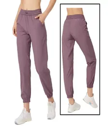 L952 Yoga Outfit Leggings Womens Womens Sport High Weist Joggers Running Spectpants with Pocket Sexy Pants Legging7613039