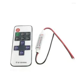 Controller LED Strip controller Mini dimmer RF remoto DC 5V 12V 24V per 2835 Colore singolo