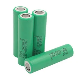 HOT INR18650 2500mAH 18650 Batterier 25R 20A urladdning litium laddningsbart batteri med platt