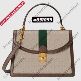 Ophidia Small Saffiano Shoulder Bag Web Green Red Stripe Vintage Women Handväska med handtag2347