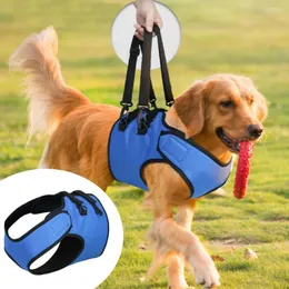 Dog Collars Pet Leg Belt Adjustable Comfortable Non-Fall Elastic Assisted Walking Strong Bearing Portable Soft Harness For Recovery