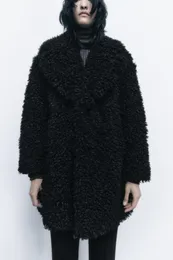 Women's Down Winter Warm Long Teddy Coat Women Faux Lambool Bear Jacket Kvinnliga pälsrockar Elegant rosa vita ytterkläder