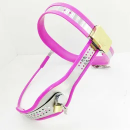 Beauty Items New Arrival Steel Silicone Female Chastity Belt sexyy Pants sexy Toys for Woman BDSM Bondage Lock Metal Adult Slave