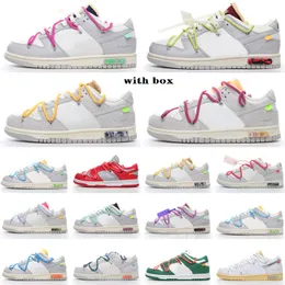 2023 Skate Dunks Low Casual Shoes Lot Die 01-50 Dunled University Blue Futura Yellow Offs White Men Women Trainer Sneakers 36-48 mit Box