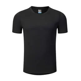 Odzież damska T-shirt T-shirt Yoga Thin Summer Solid Kolor Wysoka gęstość okrągła szyja krótkie rękaw 154Z