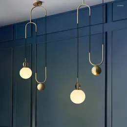 Pendant Lamps Modern Nordic Hanging Lamp Led Chandelier Ventilador De Techo Lampes Suspendues Luzes Teto